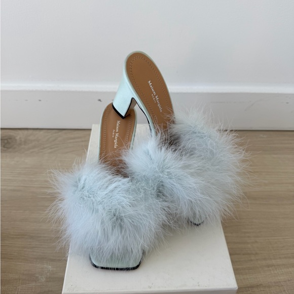 Maison Margiela feather sandals in blue size 35 - Picture 3 of 8